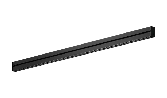 RAIL S DARKLIGHT K-SCAPE noir, luminaire sonore directionnel avec optique anti-éblouissement et haut-parleur intégré
