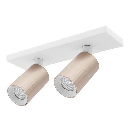 AUREA 2 C 2x6W 2x715Lm 38° DIM Blanc mat - Rose
