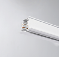 3m Rail Triphasé Encastré (300cm) • Blanc