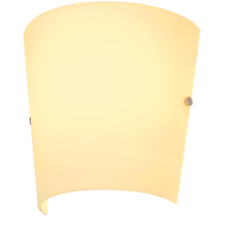 Applique BASKET A60, verre satiné, max. 60 W