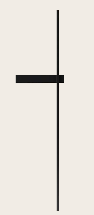 APPLIQUE RUT NOIR - 3000K - 900LM - 5 ANS