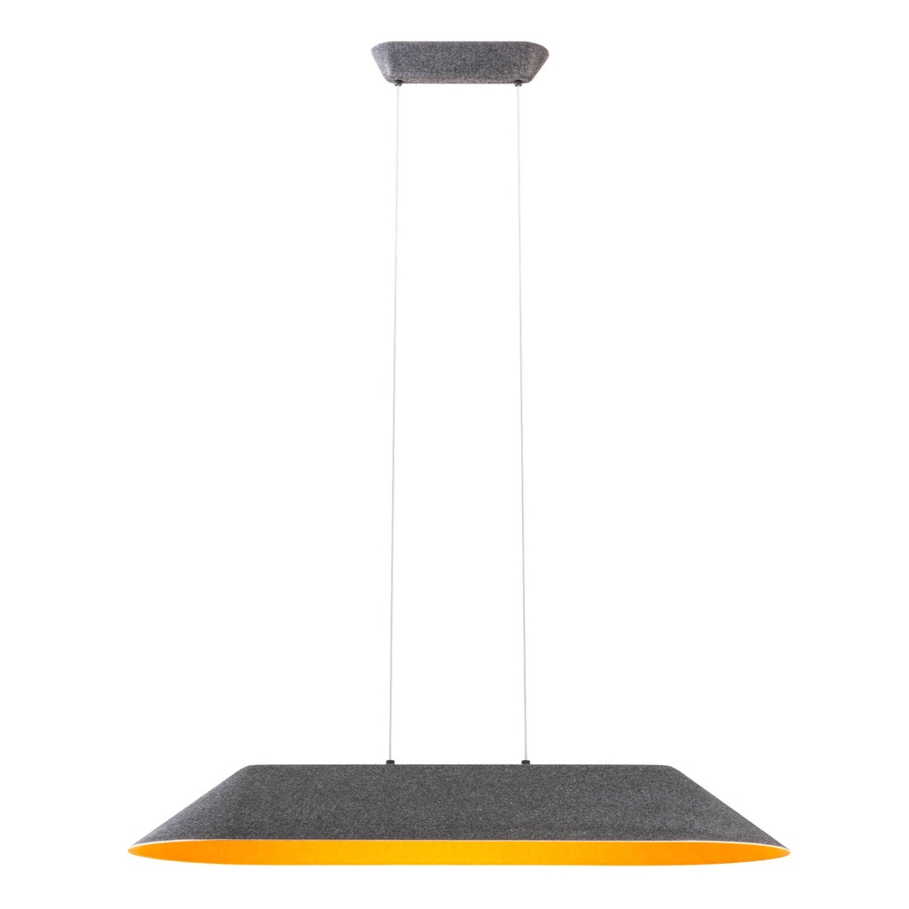 AKIRA SU LED 23.5W 3000K  DARK GREY/ORANGE (4.1.2)