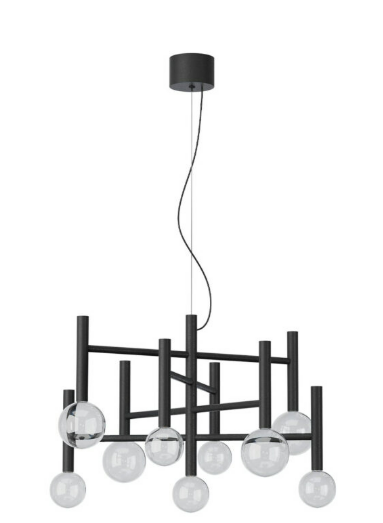 BOLLA SU LED 42W 2700K/3000K BK (4.1.2) TRIAC