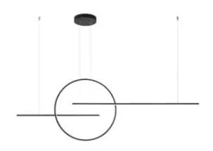 GIOTTO SU LED 66W 3000K MBK (4.1.2)
