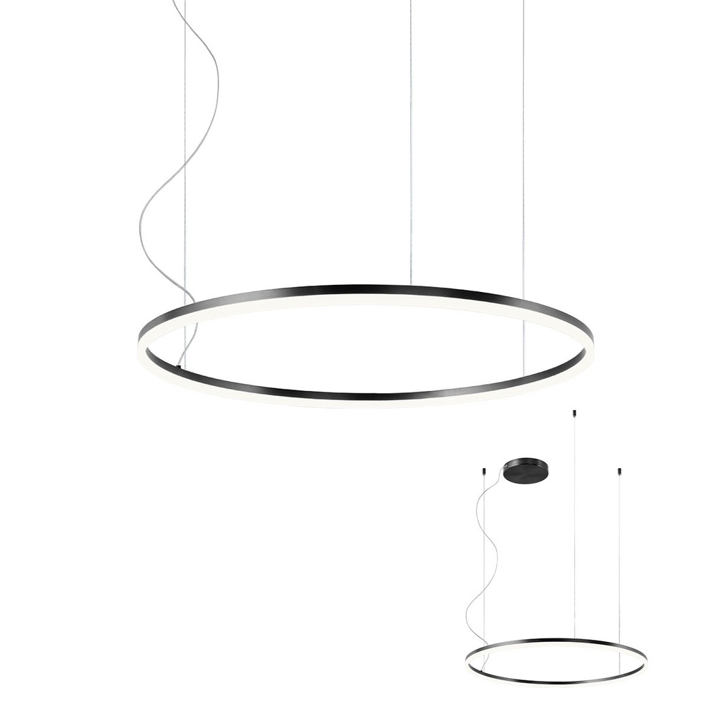 ORBIT SU LED 55W 3000K D800 SAND BLACK (4.1.2)-TRIAC