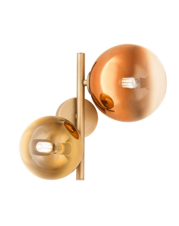 ROY AP 2X10W G9 MATT BRASS/GOLD+COFFEE IP20 (5.1.1)