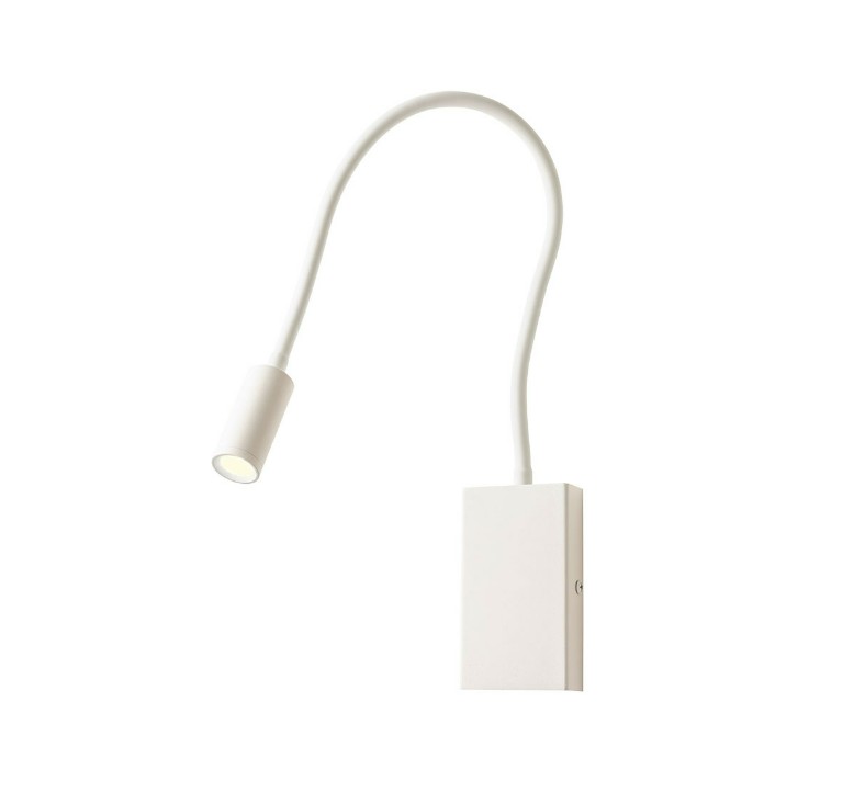 WALLIE AP LED 3W+USB 3000K WH (5.1.2)