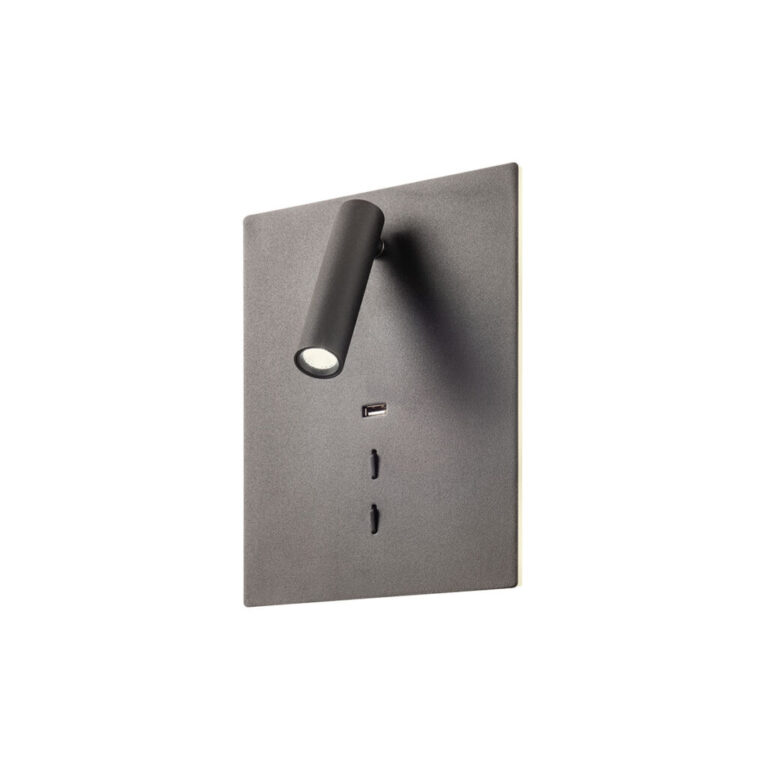 ZEN AP LED 19W USB 3000K BK (5.1.2)