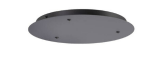 CANOPY RD D350 3 PENDANTS SAND BLACK