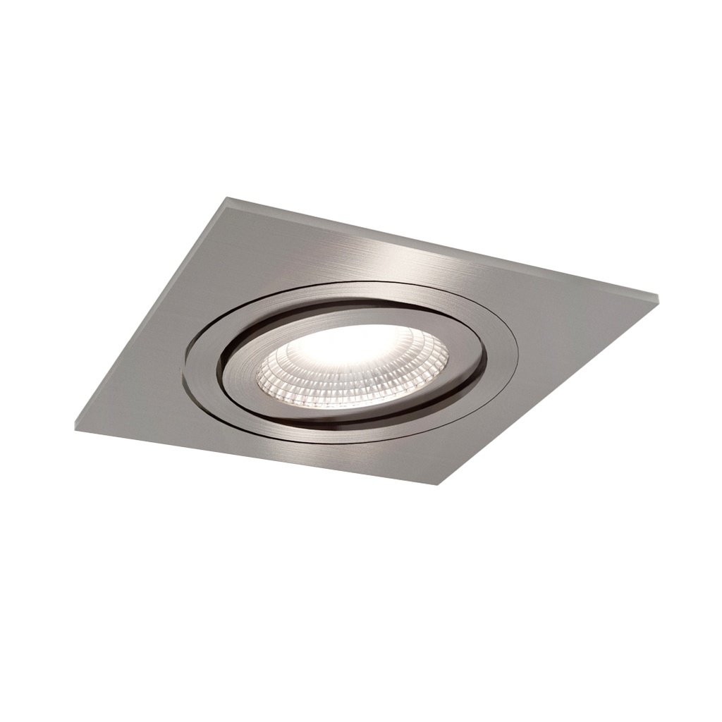 SILVERSTONE Spot Encastré Aluminium brossé Ressorts GU10 Max 50W