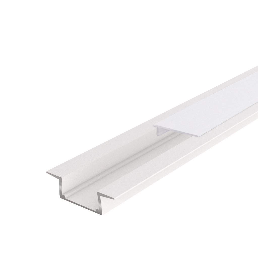 Profilé Encastré 2m  Blanc