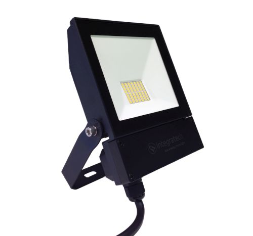 Led floodlight QT 10W 3000K noir