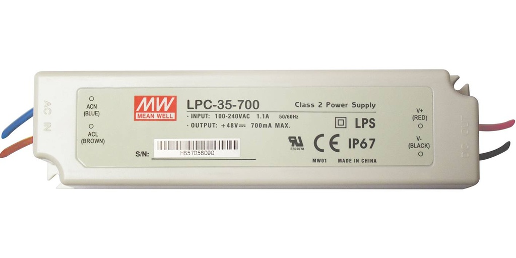 DRIVER 9-35W 700mA CC IP67 