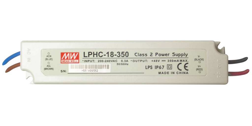 DRIVER 2-18W 350mA CC IP67 