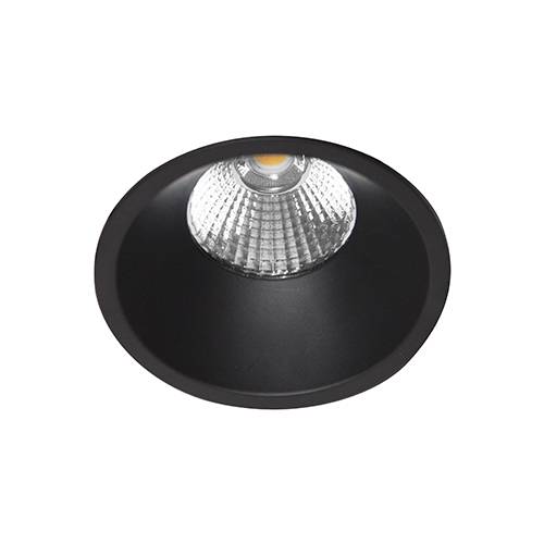 AL3012 RD 9W 1050Lm 3000K 38° IP44 DIM Noir mat