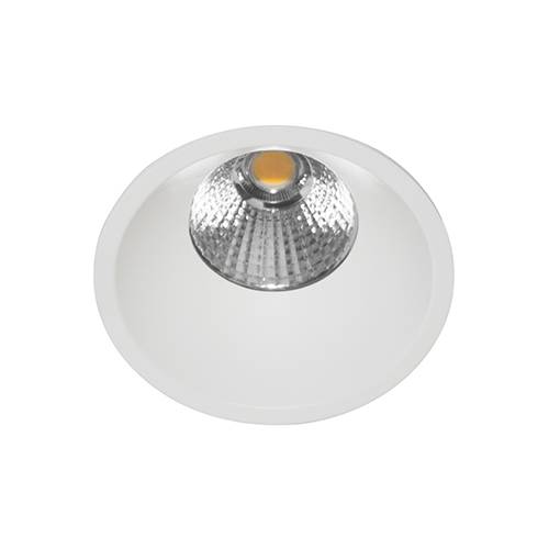 AL3012 RD 9W 1050Lm 3000K 38° IP44 DIM Blanc mat
