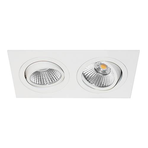 AL2014 SDX 2x9W 2x900Lm 3000K 38° DIM Blanc mat