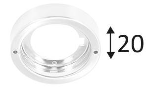 BASE RONDE Blanc mat