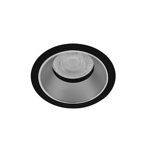 BALI R GU10 MAX10W PAR16 Noir mat - Argent