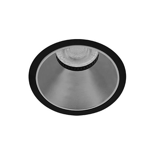 FIJI R GU10 MAX10W PAR16 Noir mat - Argent