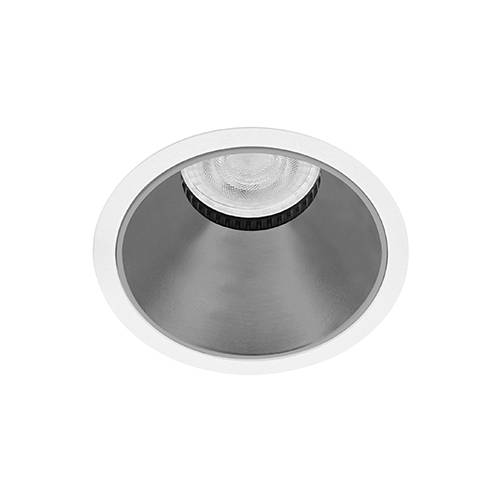 FIJI R GU10 MAX10W PAR16 Blanc mat - Argent