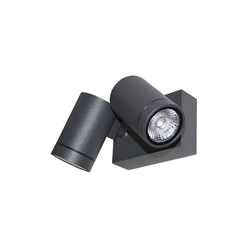 GUNZY 2 S 2x8W 2x760Lm 3000K 38° IP55 Anthracite