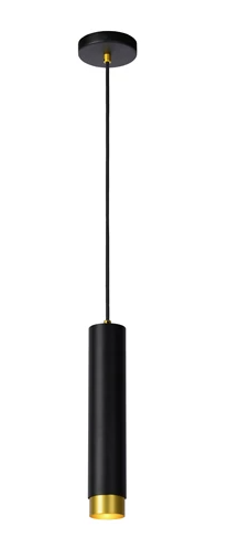 FLORIS Suspension-Noir-Ø5,9-1xGU10-40W-Alumin.