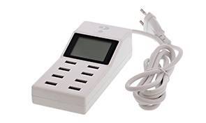 CHARGEUR MULTI USB (8 PORTS) Blanc
