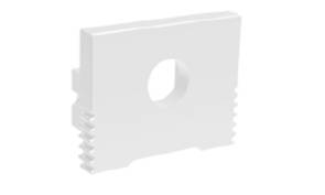 EMBOUTS FINITION PERCES 2PC BLANC MAT