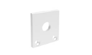 EMBOUTS DE FINITION PERCES 2PC BLANC MAT