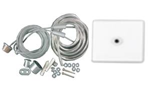 KIT SUSPENSION L:2000mm BLANC MAT