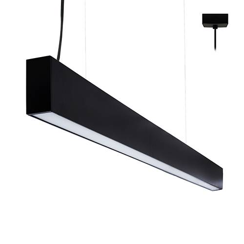 RODA P 18W 2500Lm 4000K IP20 DIM NOIR MAT