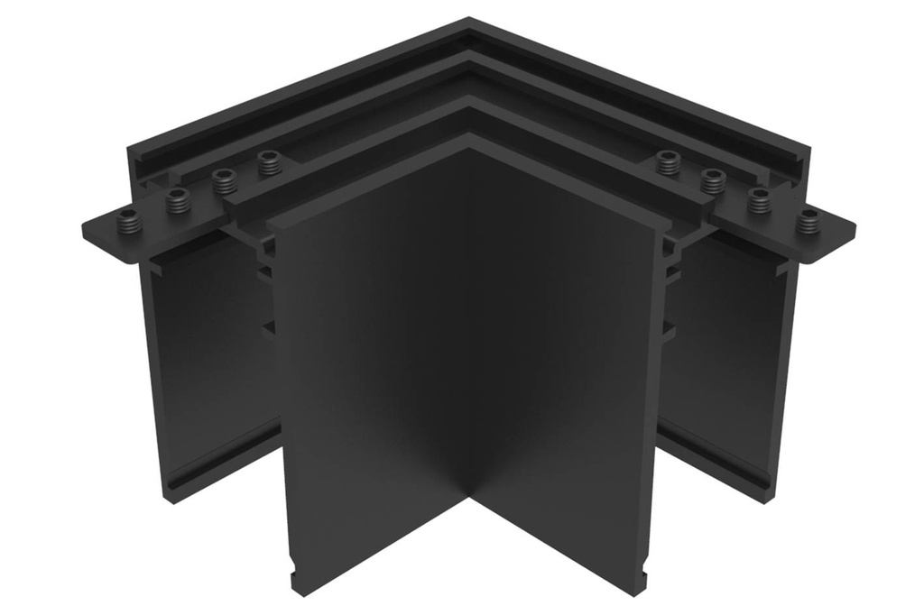 CONNEXION L 90° PLAFOND AVEC TR24805 Noir mat