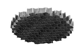 GRILLE NID D'ABEILLE NOIR