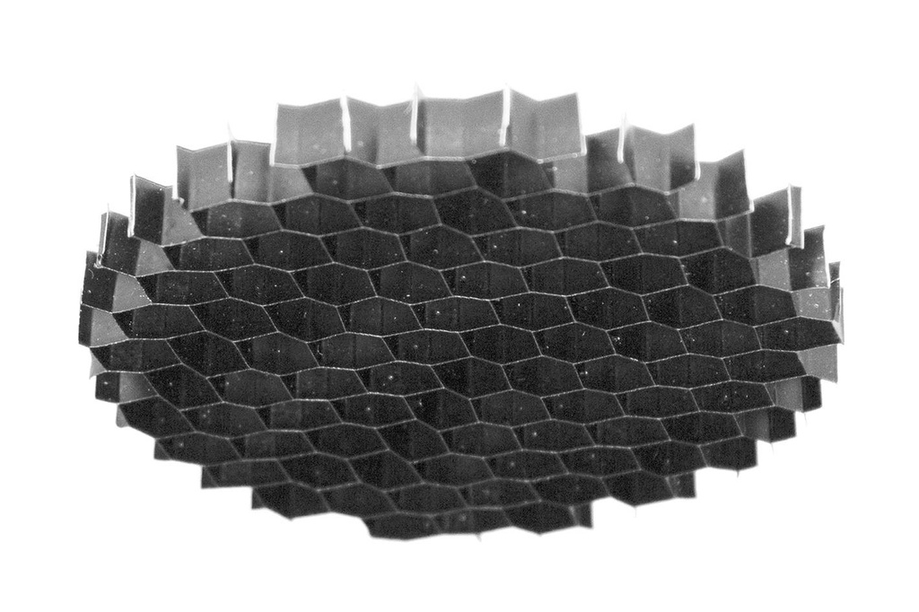 GRILLE NID D'ABEILLE DIA.100mm Noir