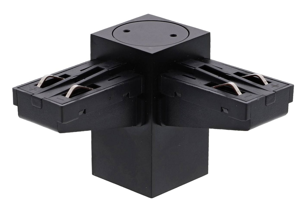 CONNEXION ELEC L 90° PLAFOND NOIR MAT