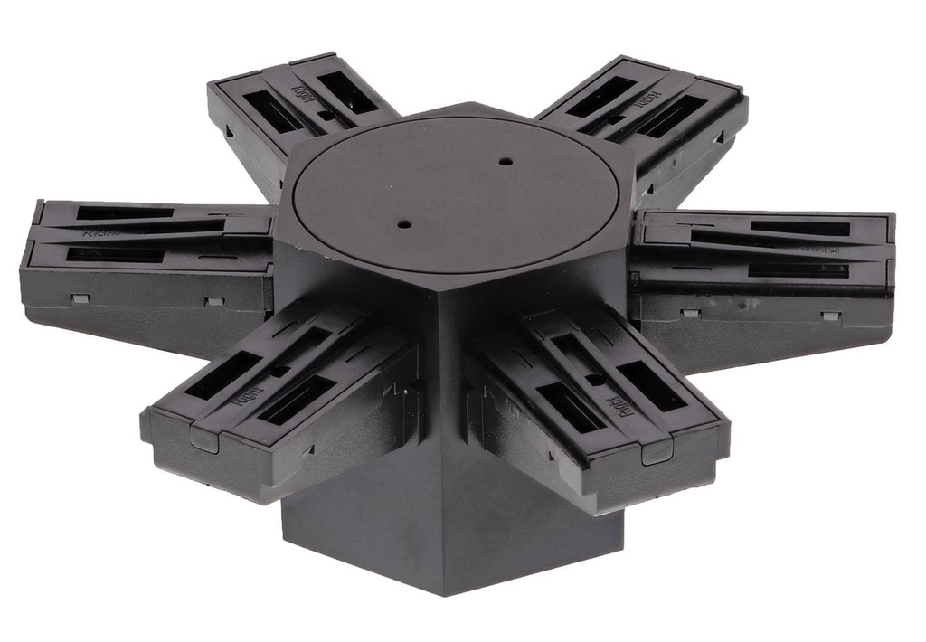 CONNEXION MULTIPLE PLAFOND NOIR MAT