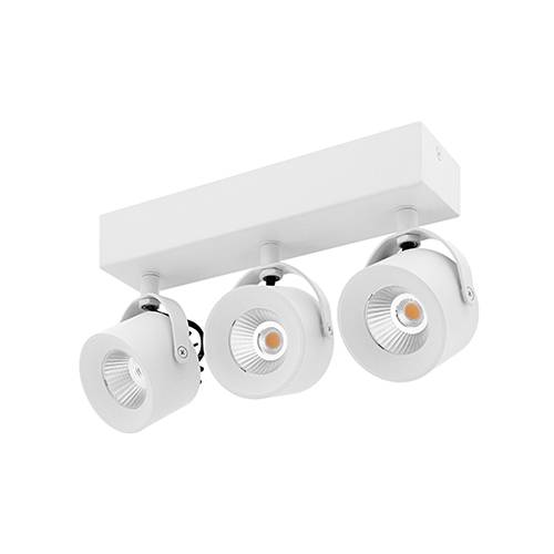 PIXA 3 3x10W 3x1200Lm 3000K 38° DIM Blanc mat