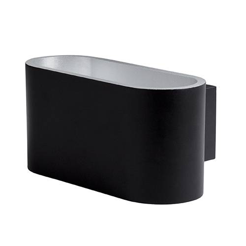 GLAM 90 10W 1010Lm 3000K Noir mat - Argent