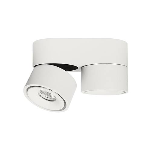 CLAC 2 MINI 2x9W 2x930Lm 3000K 38° DIM Blanc mat
