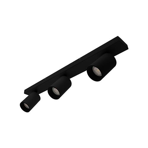 RIVA 3 GU10 MAX 3X13W PAR16 NOIR MAT