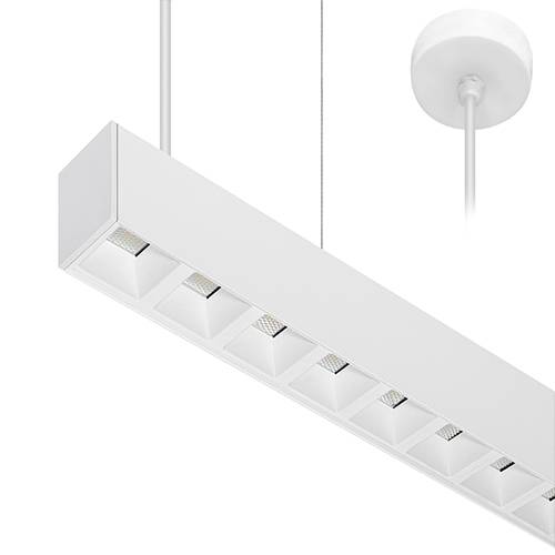 LINEAR 1 D P 40W 6850Lm  3500K 75° BLANC MAT