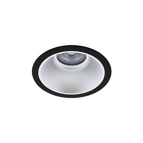 LYON 1  R 15W 1875Lm 3000K 60° IP44 DALI NOIR MAT - ARGENT