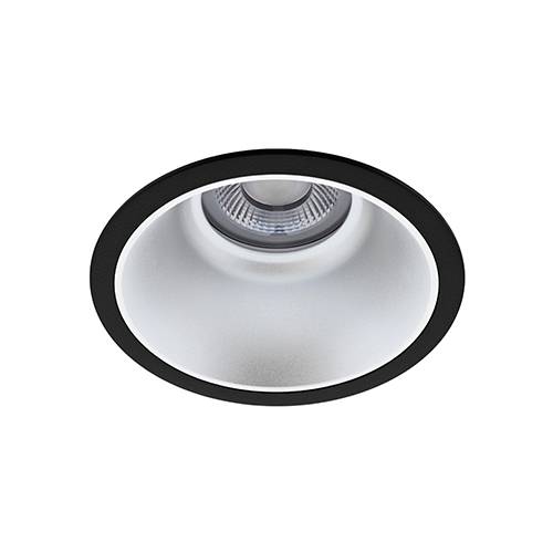 LYON 2 R 25W 3070Lm 4000K 60° IP44 Noir mat - Argent