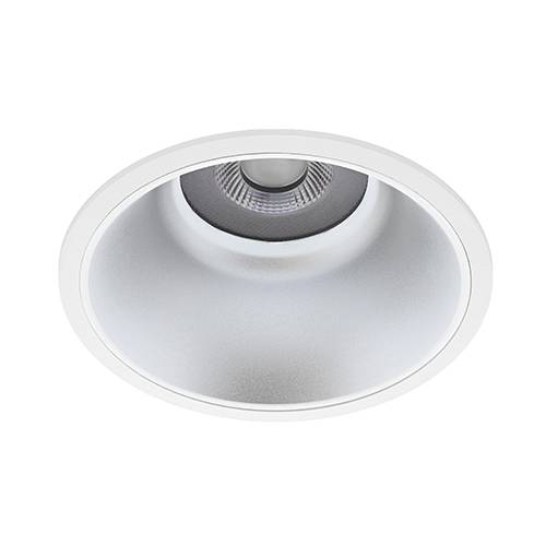 LYON 3 R 30W 4000Lm 3000K 60° IP44 Blanc mat - Argent