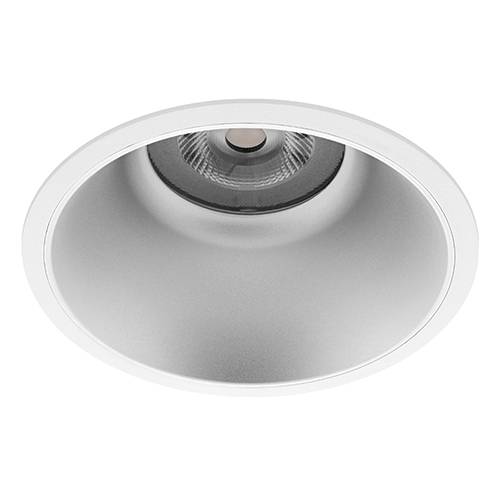 LYON 4 R 40W 5000Lm 3000K 60° IP44 DALI BLANC MAT - ARGENT