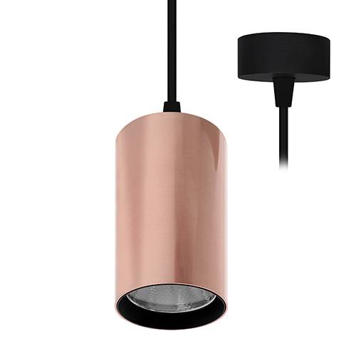 JACK 3 P 25W 2810 Lm 60° NOIR MAT - OR ROSE