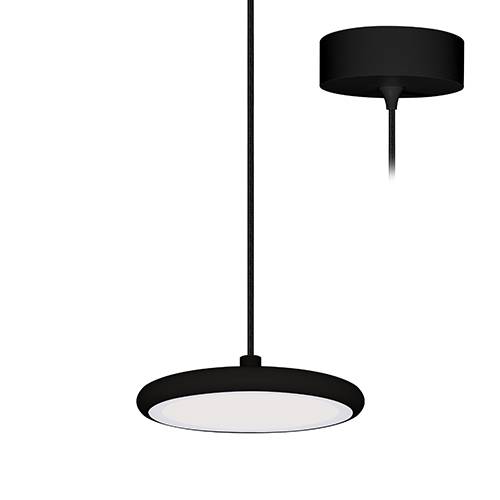 HELLO 1 P 11W 1300Lm 3000K 110° DIM Noir mat