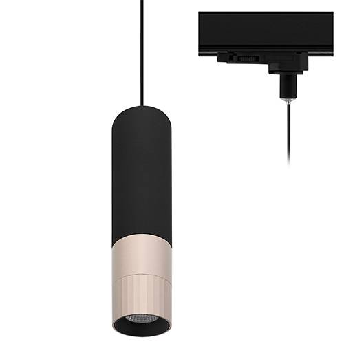AUREA 3 TP 6W 715Lm 38° DIM Noir mat - Or rose
