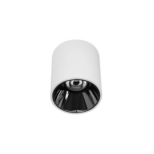HAPPY 2 13W 3000K 1155Lm 40° DIM Blanc mat - Chrome noir